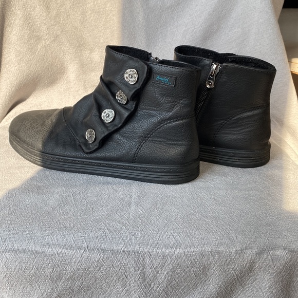 Blowfish Malibu Size 6.5/7 Ladies Ankle Boot Black - Picture 4 of 8